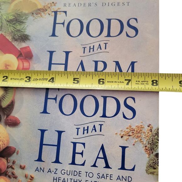 Foods That Harm Foods that Heal A-Z Guide to Safe and Healthy Eating Hardback - Picture 7 of 8